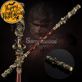 【In Stock】Game Black Myth Wukong Cosplay Ruyi Golden Hoop Props 35Cm Prop